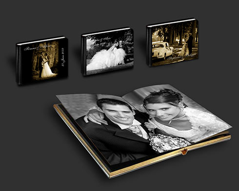 Book of the wedding photographer paris 2 layouts are achievable 